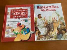 Histórias da Bíblia para crianças e 1ºDicionário Evereste