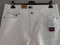 Nowe jeansy męskie białe Kiabi rozm L/XL