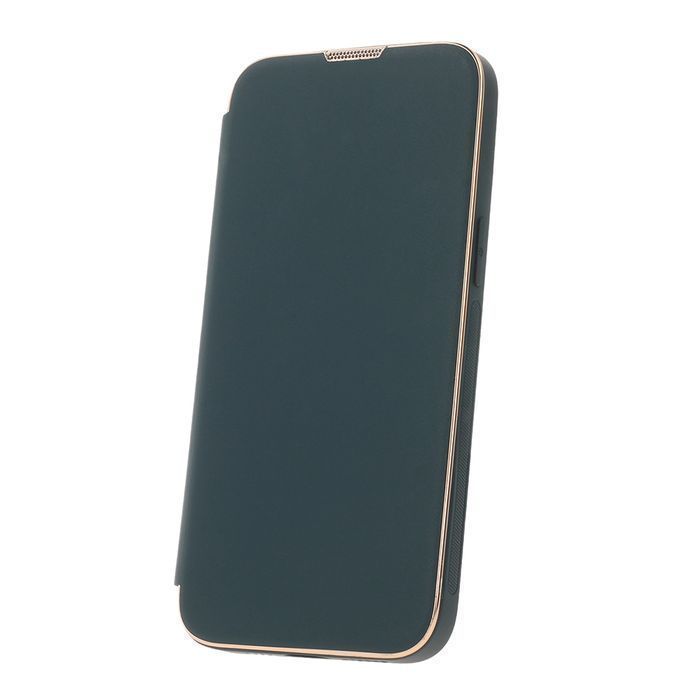 Etui Smart Gold Frame Mag Do Iphone 15 6,1" Zielone