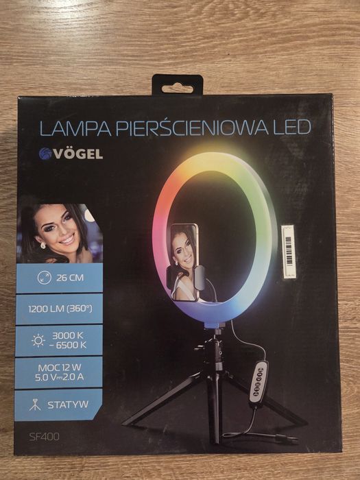 Lampa pierścieniowa nowa