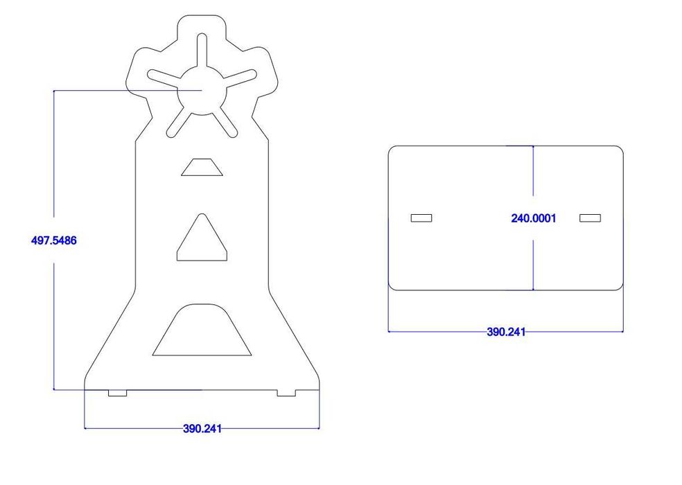 Stojak pod piasty ,kobyłki, wózki , solidne 10mm