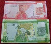 GAMBIA Kolekcjonerskie Banknoty Zestaw - 2 sztuki UNC