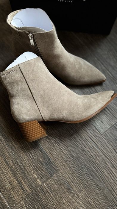 Ботинки черевики  замшеві козаки казаки Kenneth Cole