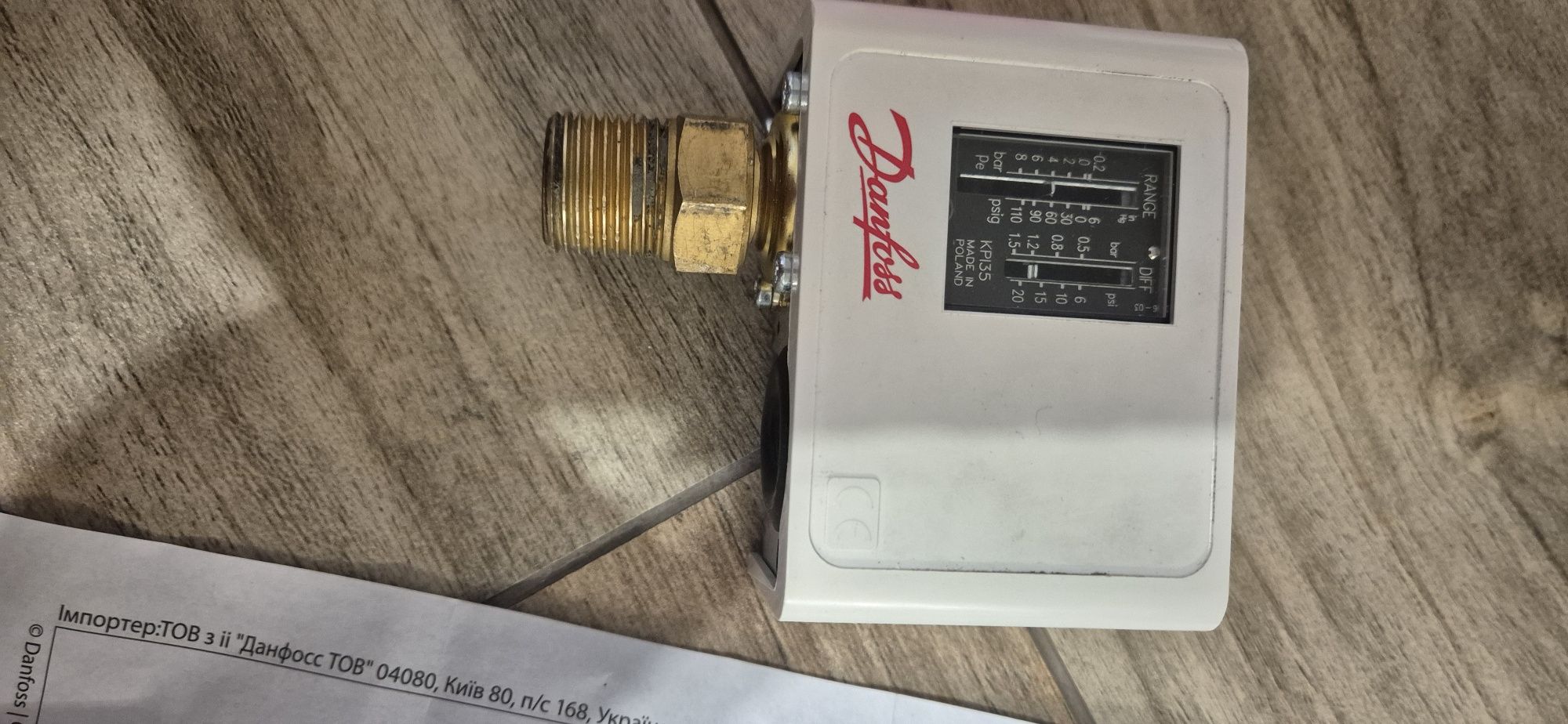 Danfoss czujnik ciśnienia