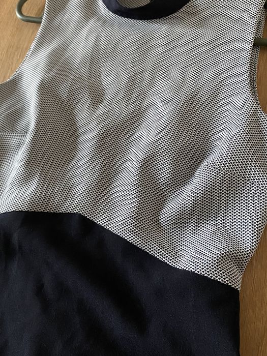 Сукня плаття в діловому стилі темно синього кольору