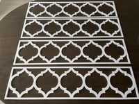 4 painéis Trellis em PVC Para Comoda Malm do Ikea