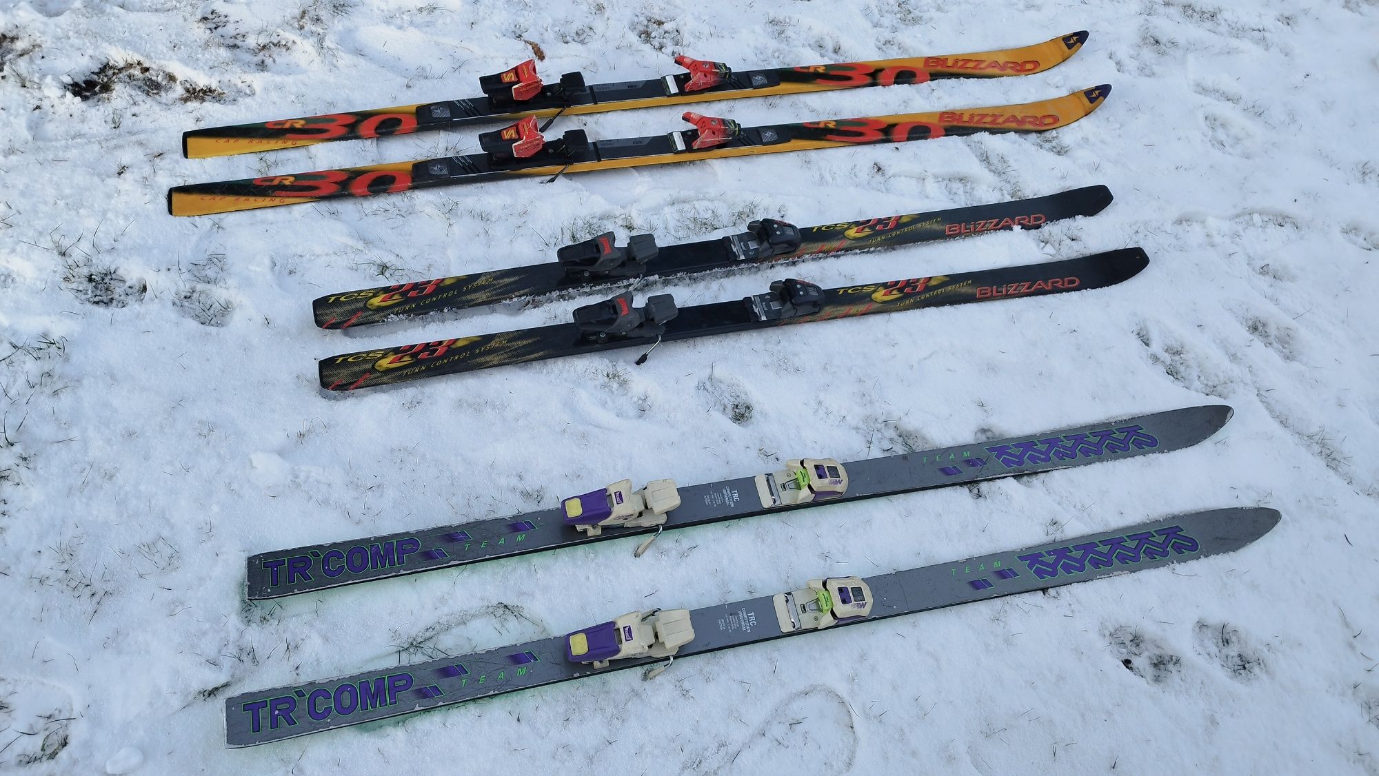 Zestaw 3 x Narty Blizzard TRC