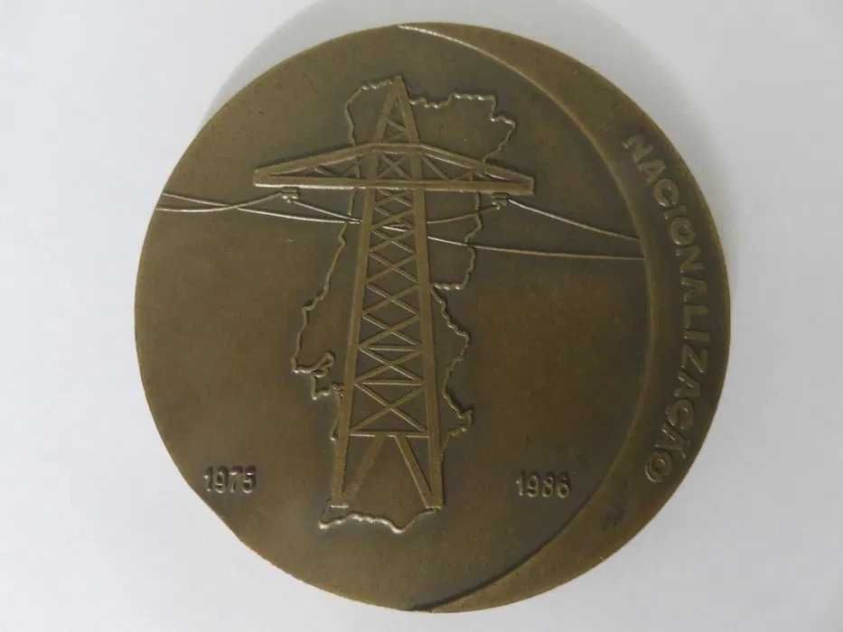 Medalhas Antigas Comemorativas Aniversário Nacionalização EDP.