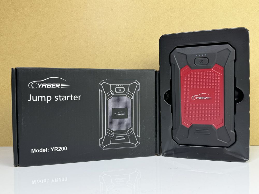 YABER Car Jump Starter 1200A 120000mAh пусковий пристрій/бустер