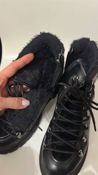 Чоботи демі утеплені на ногу до 23,5