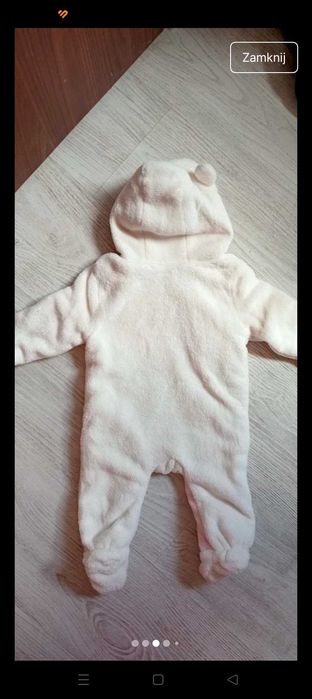 Kombinezon wiosna/jesień/zima dla dziewczynki rozmiar 50/56