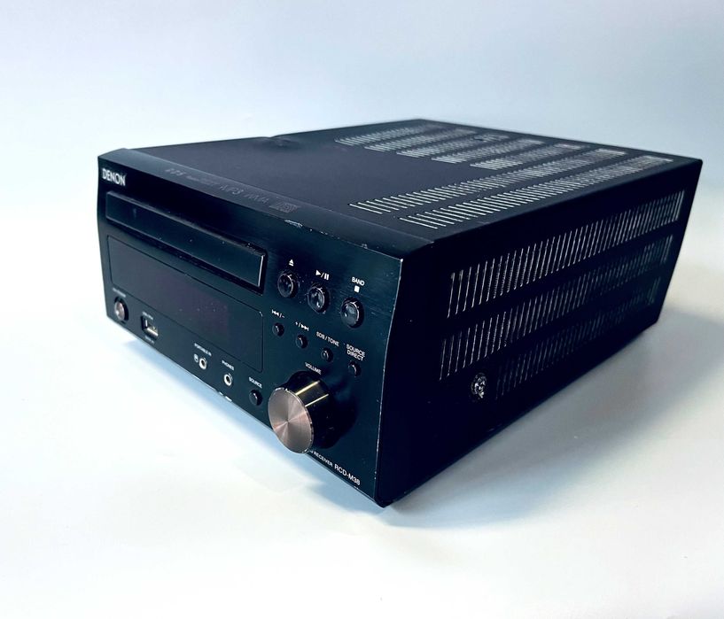 Amplituner stereo Denon RCD-M38 z wbudowanym odtwarzaczem CD, okazja!
