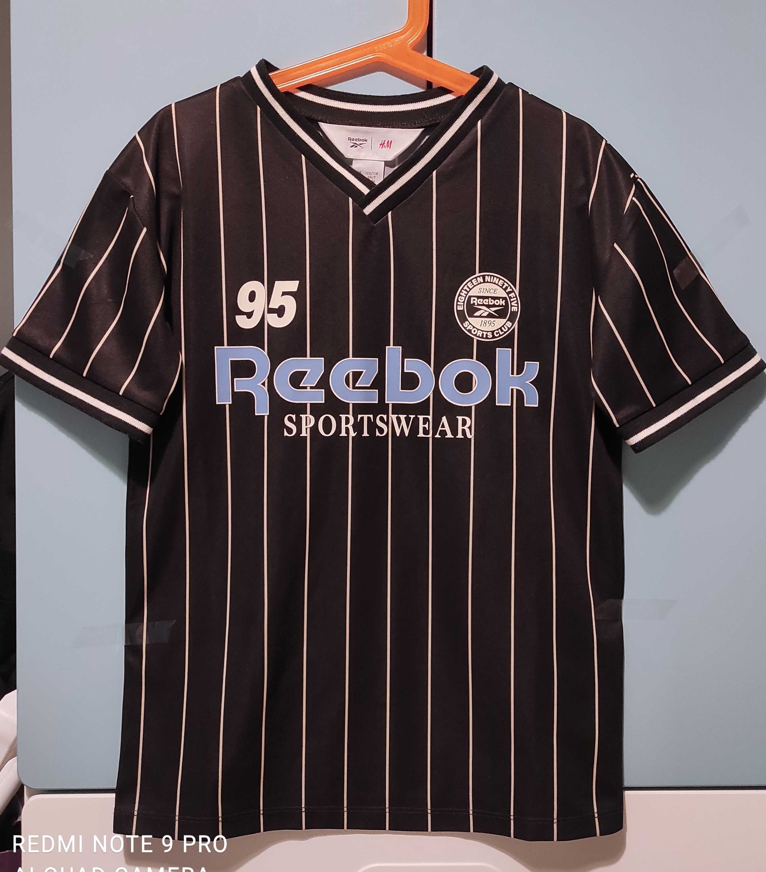 Koszulka sportowa dla chłopca Reebok &H&M rozmiar 122/128 cm