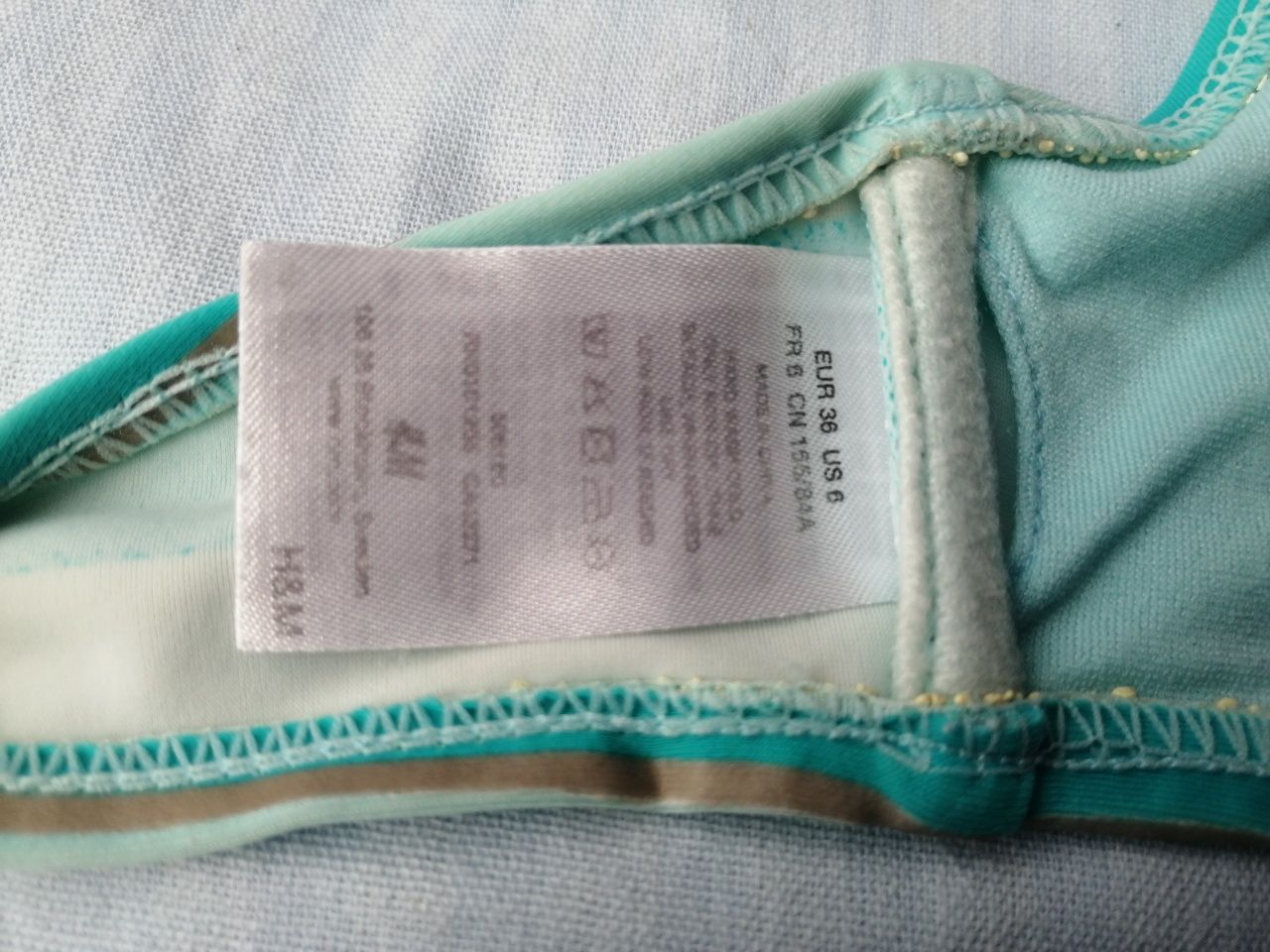 Góra od kostiumu kąpielowego, bikini h&m