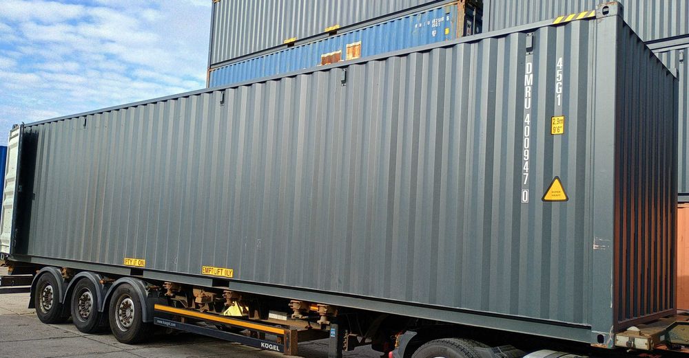 Kontener MORSKI Magazynowy 12m 40HC- NOWY