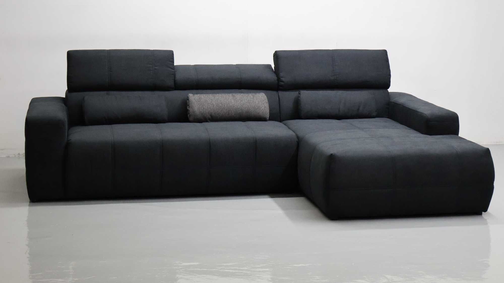 TCA DESIGN narożnik regulowane zagłówki rogówka sofa kanapa tkanina