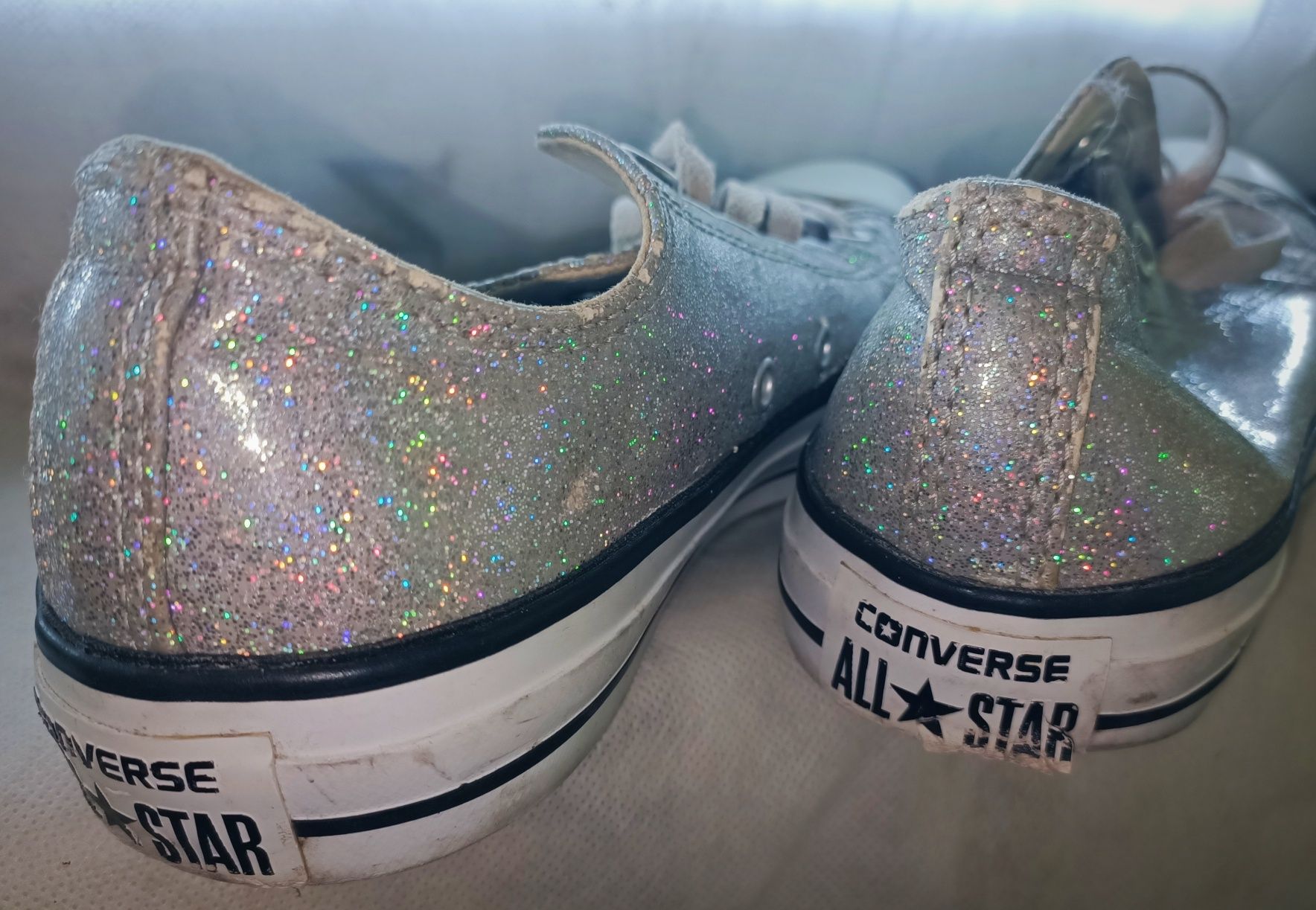 Converse trampki brokatowe r. 37.5