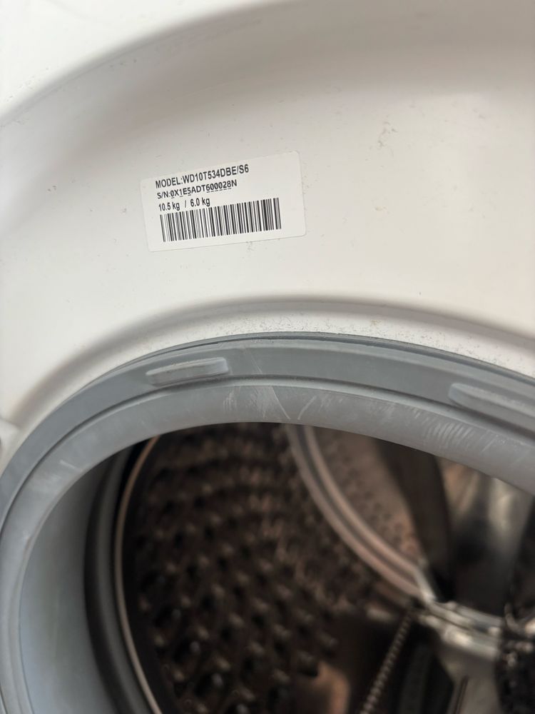 Na sprzedaz pralko-suszarka Samsung WD10T534DBE