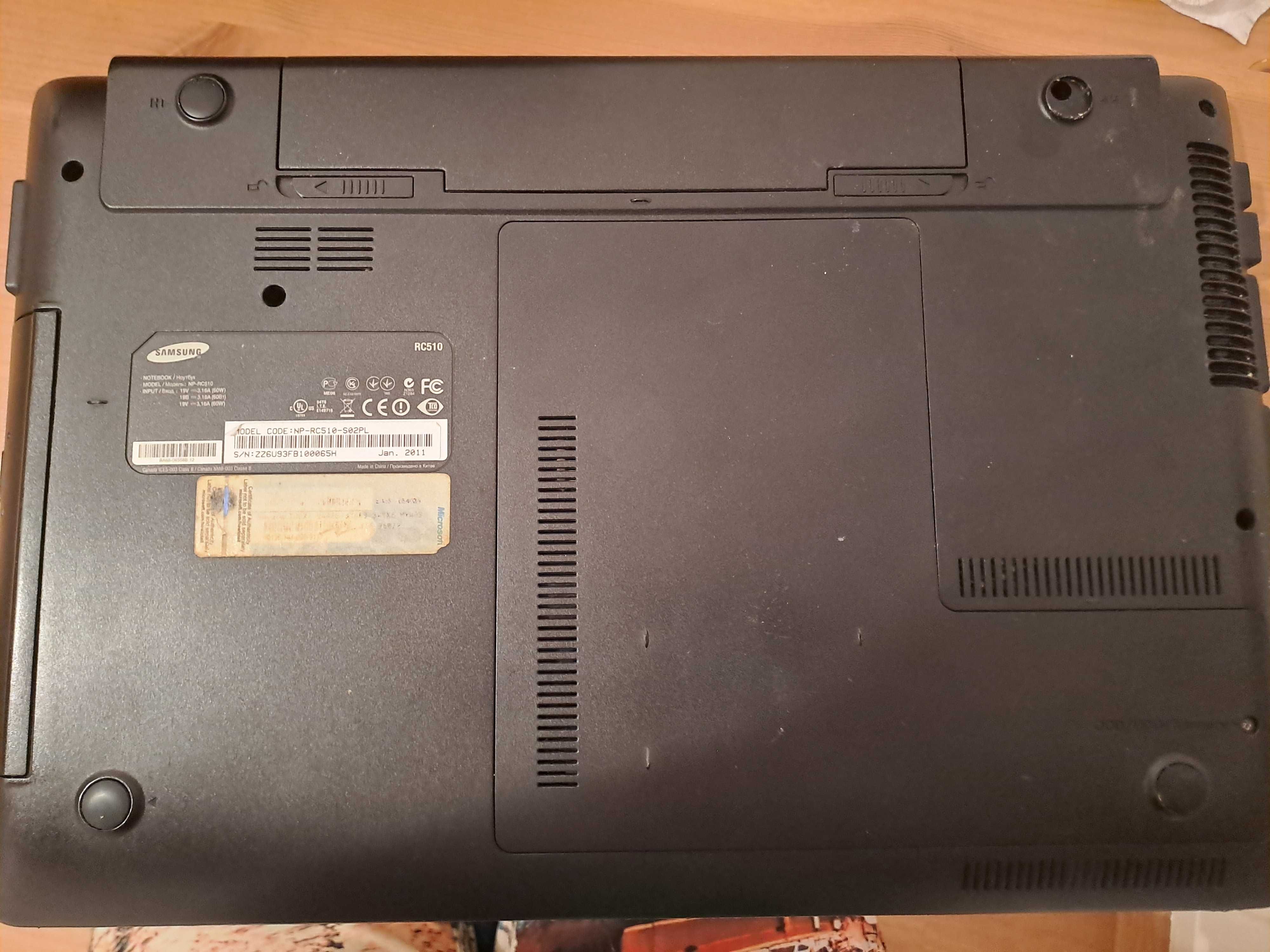Laptop SAMSUNG RC510