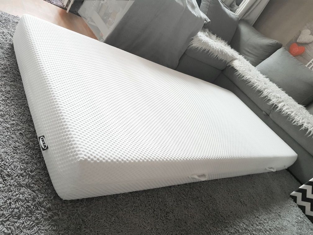 Jak nowy! Materac IKEA ABYGDA 90x200 piankowy z pianka memory na łóżko