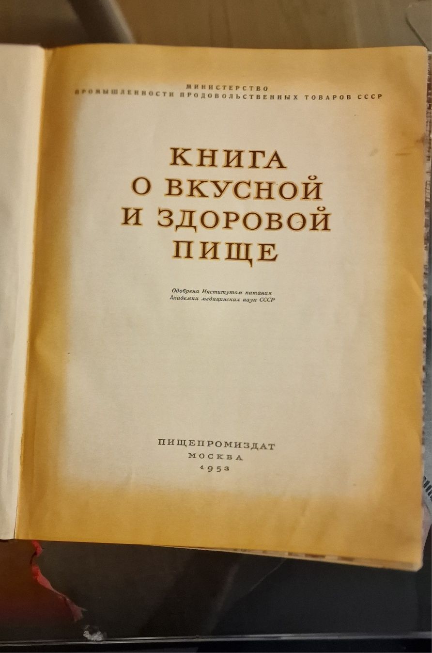 Książka o smacznym i zdrowym jedzeniu J.rosyjski