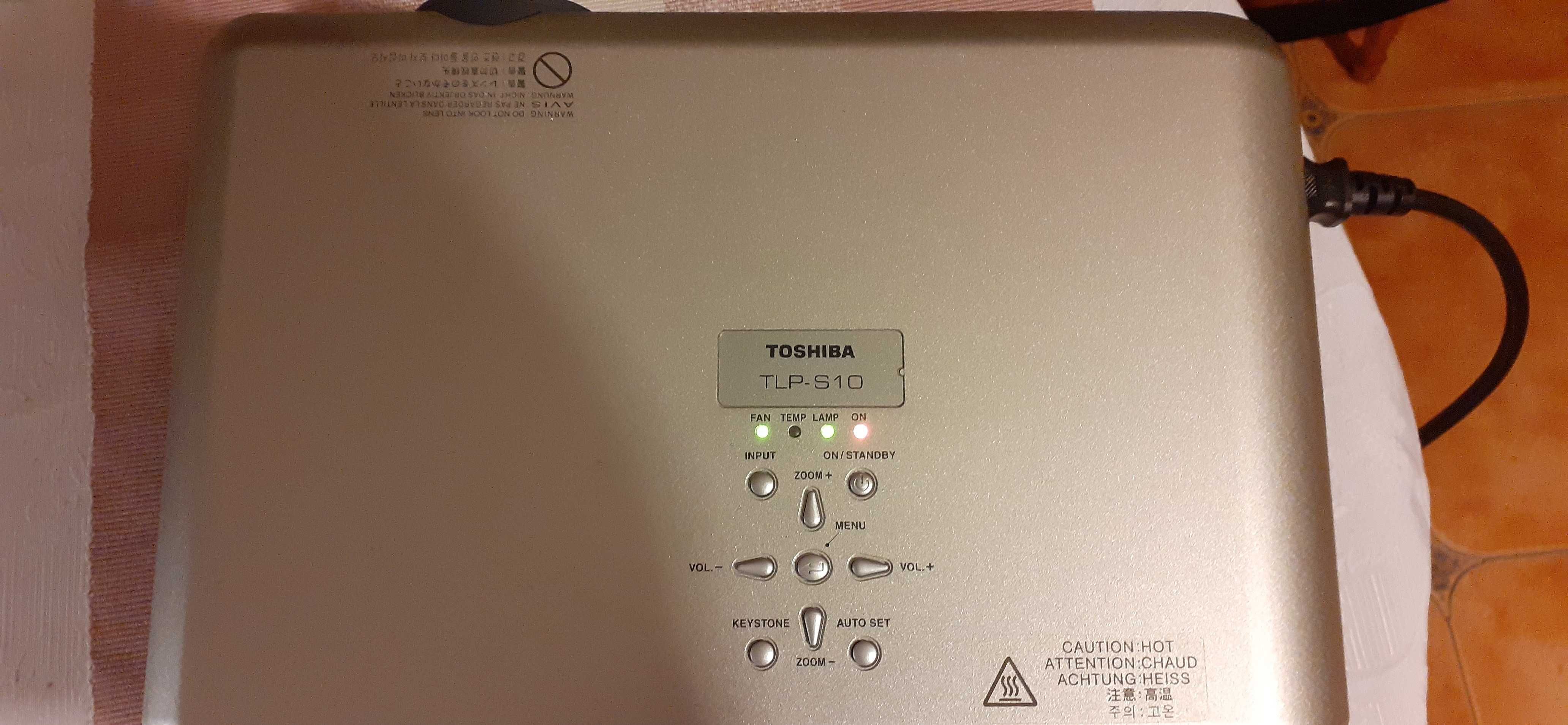 Projektor torba kable Toshiba TLP-S10 sprawny