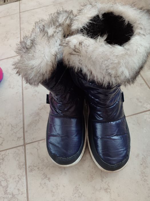 Чоботи зимові дутіки для дівчинки
