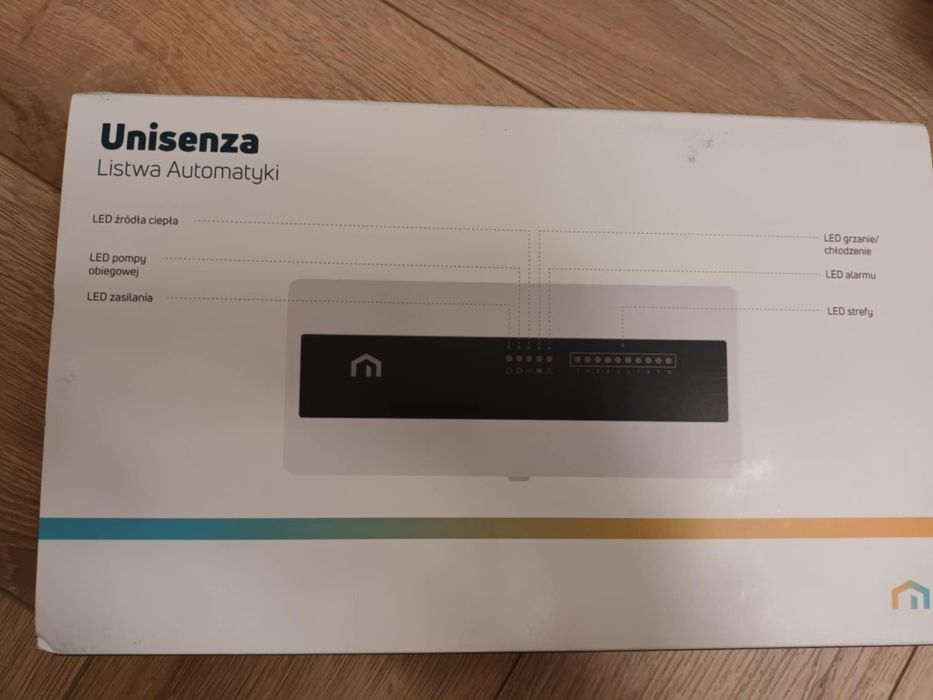 10 szt Termostat Unisenza WiFi 230V + listwa automatyki