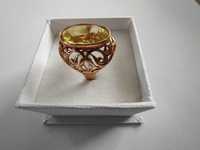 Śliczny pierścionek złoty rosyjski vintage