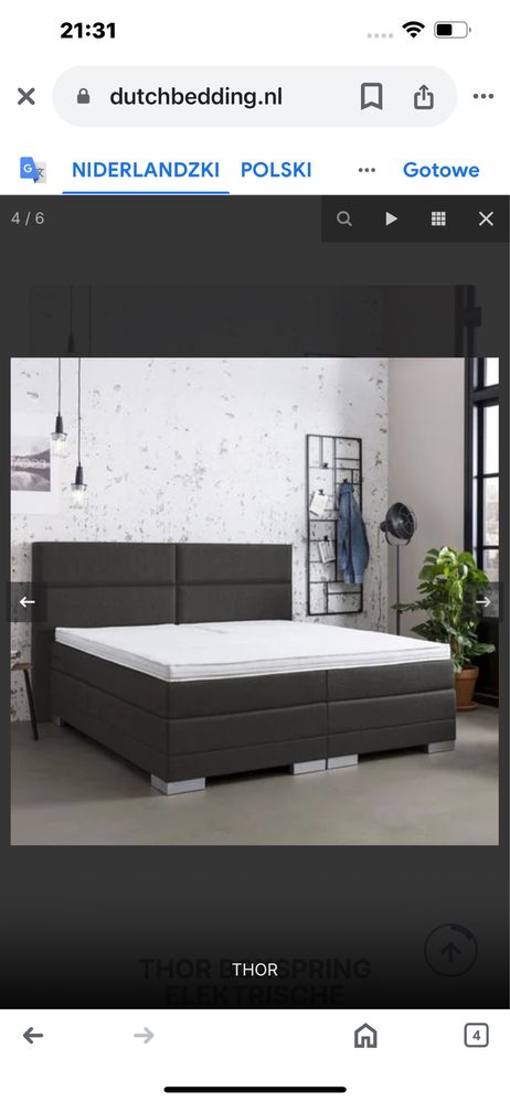 Solidne lozka boxspring sypialnie kontynentalne