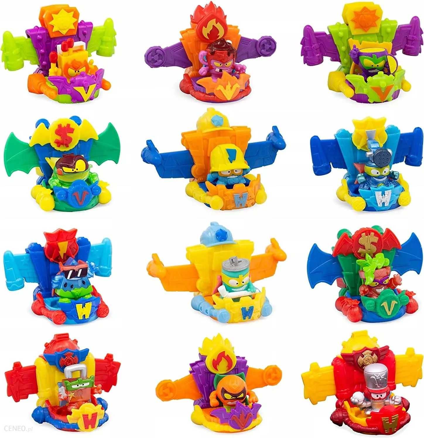 Box 12 szt SuperZings Things Seria 10 pojazd Jet+ 12 figurek+ GRATIS