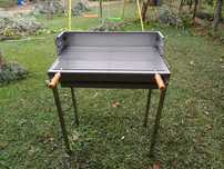 Grelhador/churrasqueira/assador inox 80x40