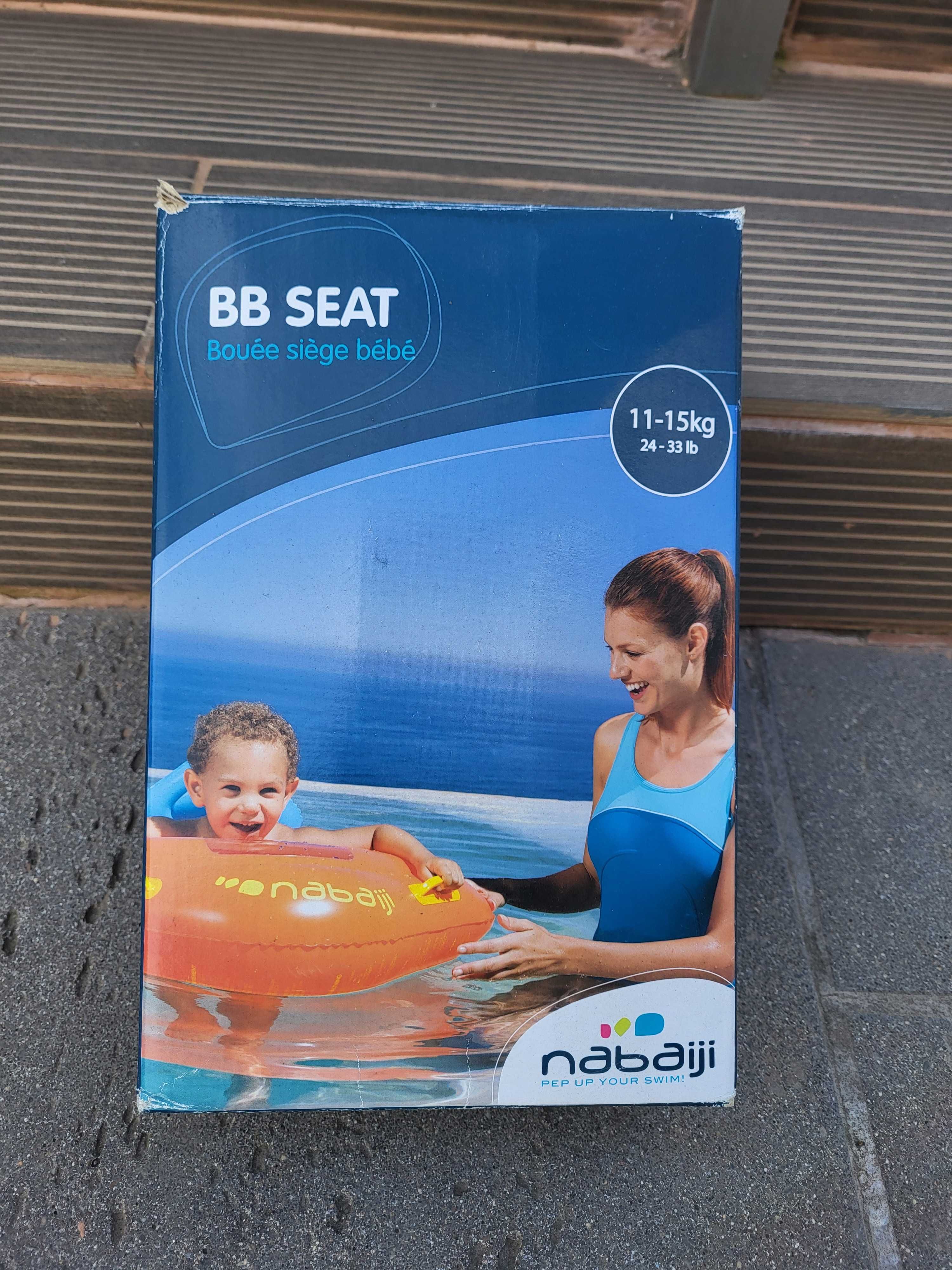 Boia Insuflável de Piscina com Assento para Bebé de 11-15 kg