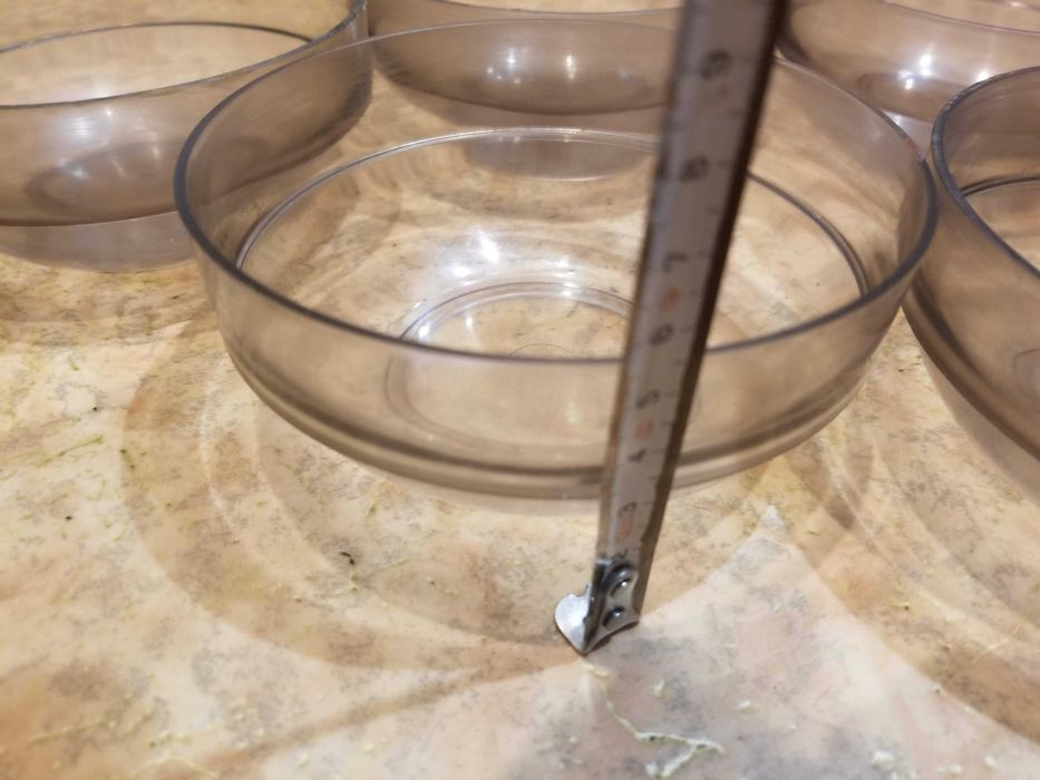 Піали (комплект 6 штук) харчовий пластик 500 мл