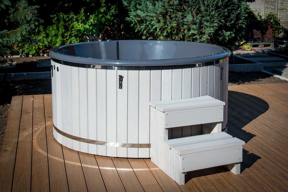 Balia ogrodowa ELEKTRYCZNA Jacuzzi Hot Tuba Gorąca Beczka hydromasaż