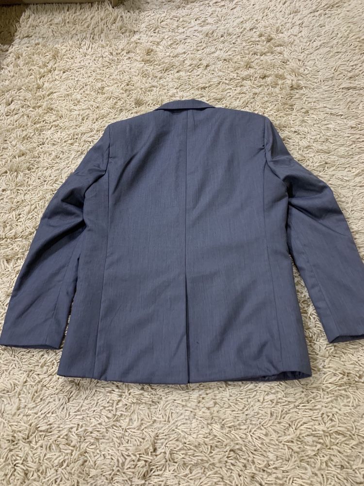 Серый школьный пиджак на 12 лет