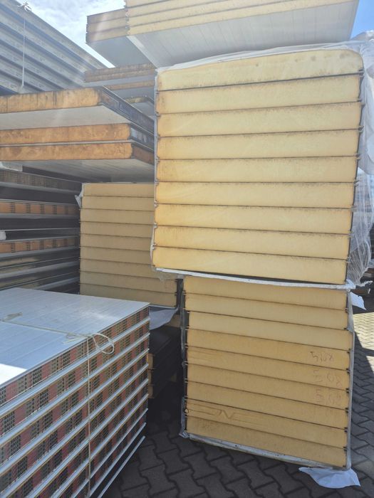 Płyty warstwowe PIR 1i2 gat grubości 4-12cm od ręki sprzedaż na szt 1