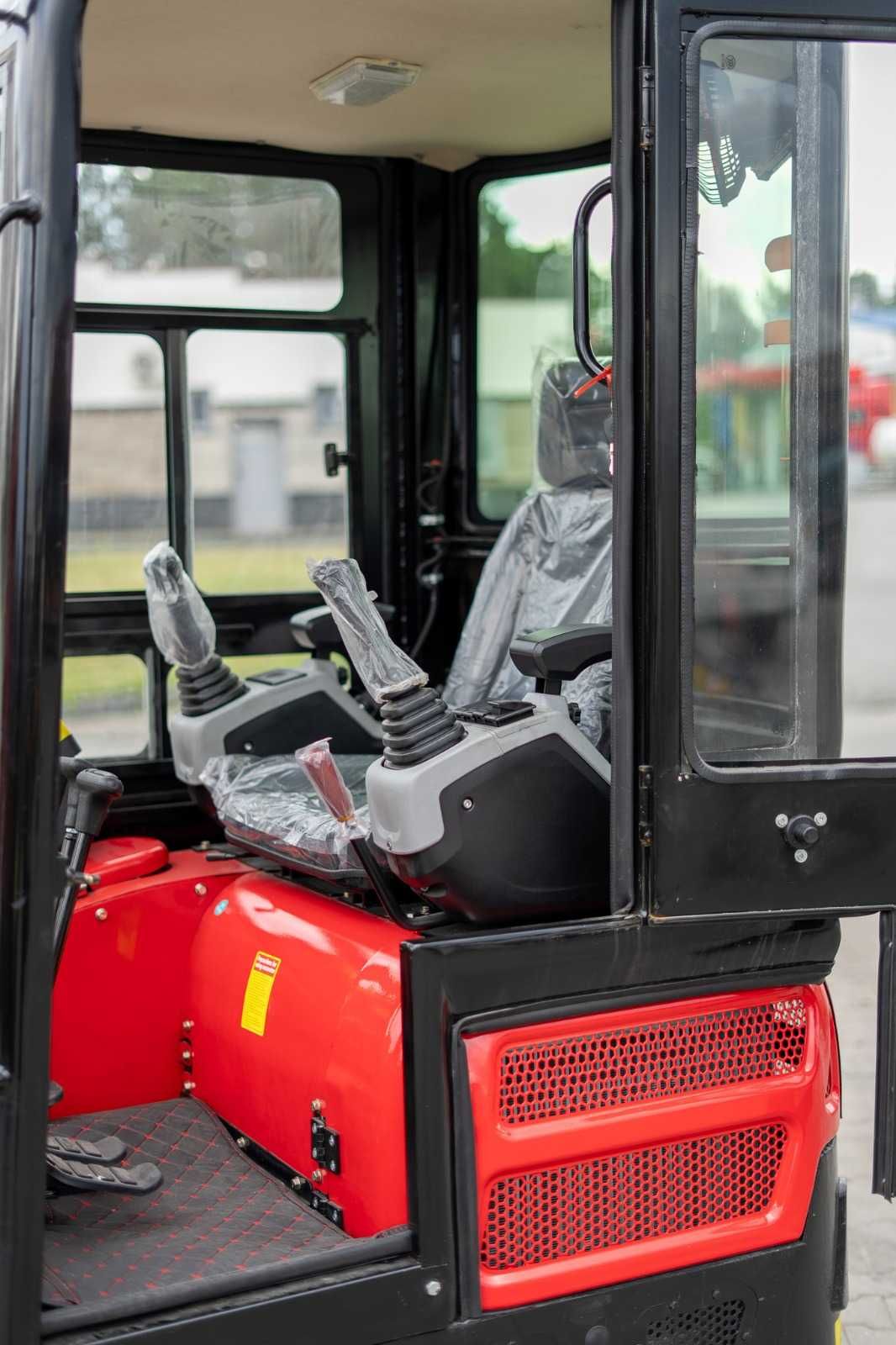 Minikoparka Kingway J15 duża Kabina osprzęt w zestawie NOWA!!