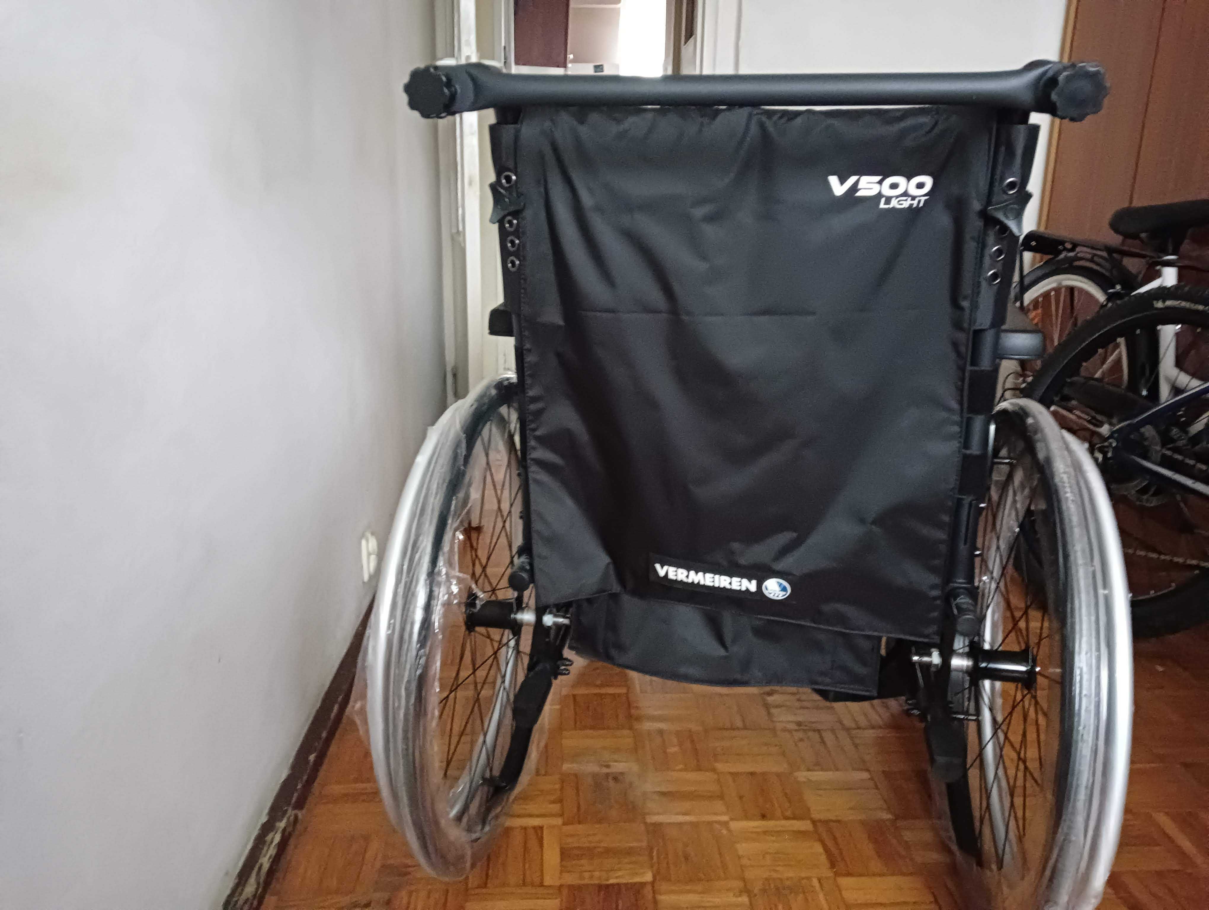 Wózek inwalidzki ze stopów lekkich V500 Light - nowy