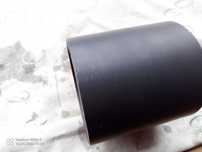 Złączka spalinowa czarna żeńska fi 120mm DARCO