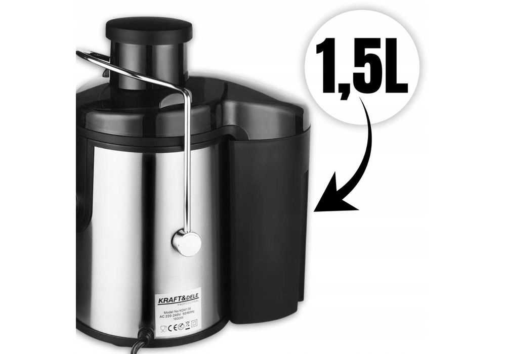 NOWA Wyciskarka Sokowirówka Do Cytrusów Soków Samoczyszcząca 1600W