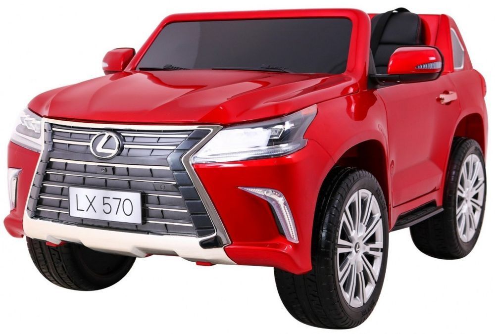 Lexus Lx570 Lakierowane Autko Dla 2 Dzieci Czerwony Pilot Eva Radio