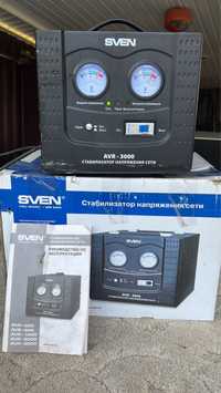 Продам стабилизатор напряжения SVEN AVR-3000 в отличном состоянии