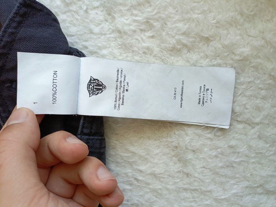 Czarna jeansowa kurtka Tiger of Sweden (rozmiar M) - stan bardzo dobry