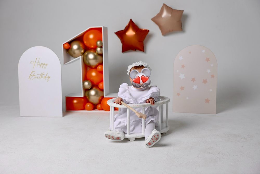 Святкова сукня для дівчинки з мікровельвету на 74см