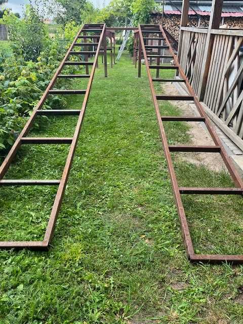 Najazd samochodowy / rampa obsługowa – konstrukcja metalowa