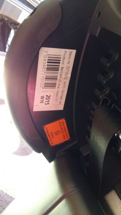 Fotelik samochodowy RWF 0-18 kg BeSafe Izi Kid X1 I-size ISOfix GRATIS