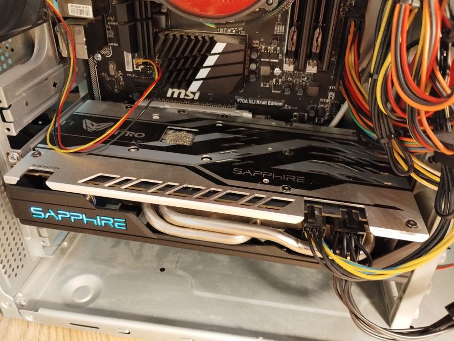 Komputer stacjonarny FX8150, RX580, 14gb RAM, dysk SSD