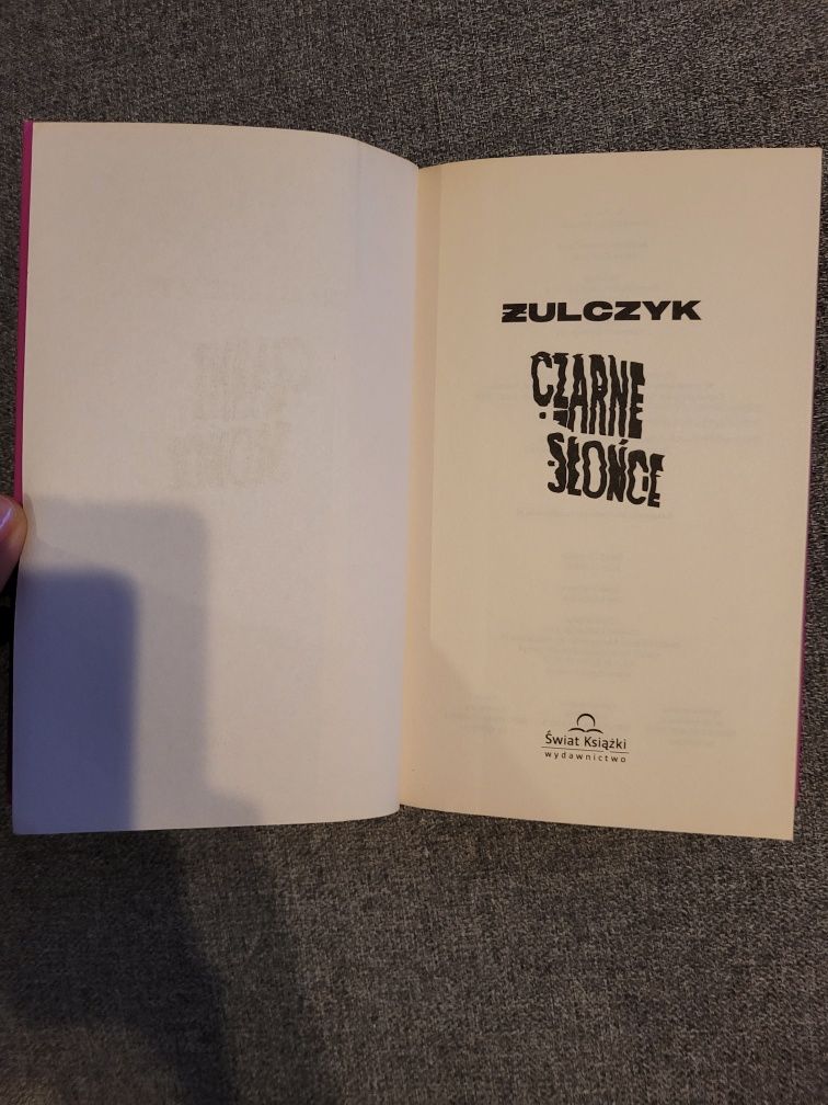 Książka Jakub Żulczyka Czarne słońce