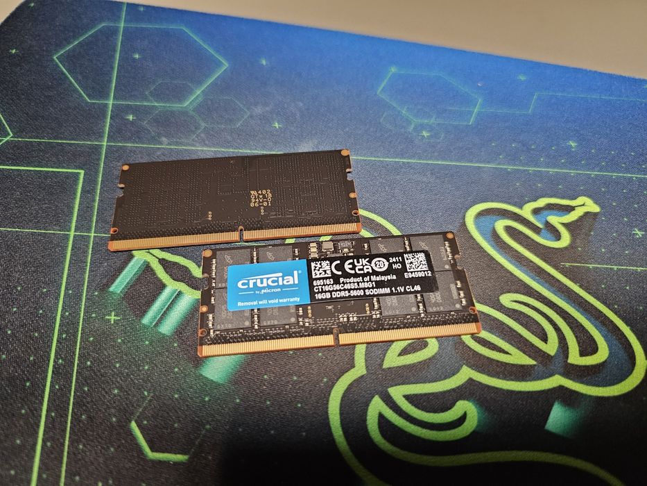 Пам'ять для ноутбуків Crucial 32 GB SO-DIMM DDR5 5600 MHz